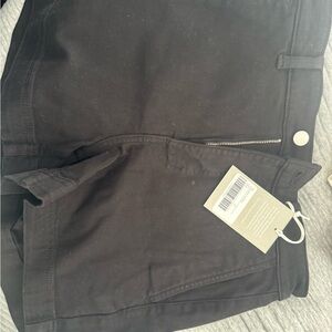 Everlane Black Cotton Twill Shorts